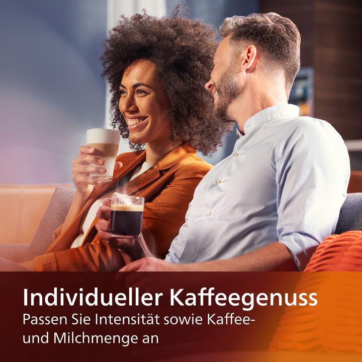 5400 Series EP5441/50 Kaffeevollautomat, 12 Kaffeespezialitäten, LatteGo Milchsystem, Touchdisplay, anpassbare Kaffeeeinstellungen, schwarz